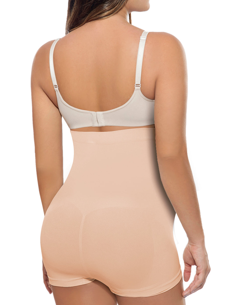 IM0014BX BOXER MATERNO DE COMBERTURA COMPLETA , SIN COSTURAS NUDE