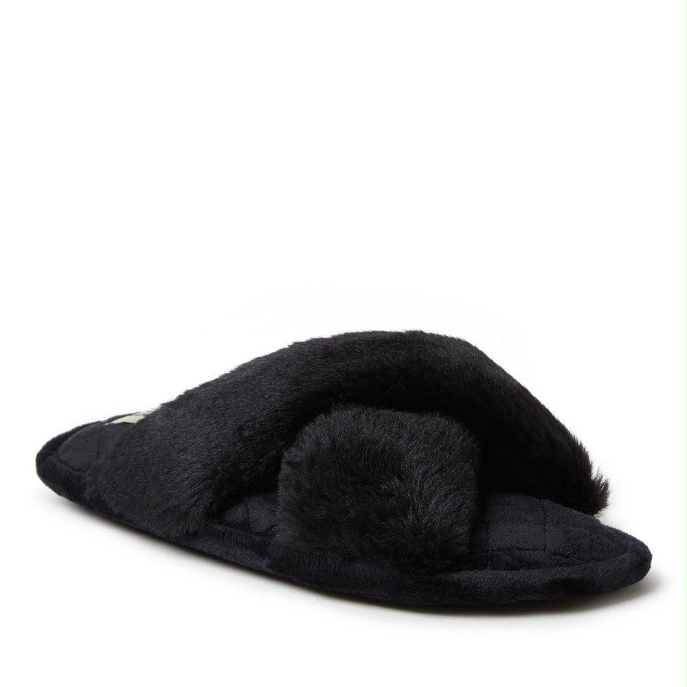 T101 PANTUFLA AFELPADA NEGRO