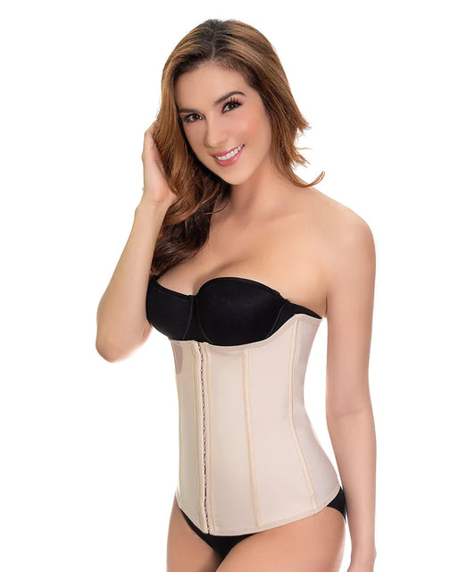 PC-5038 CINTURILLA CON LATEX ESPALDA ALTA NUDE