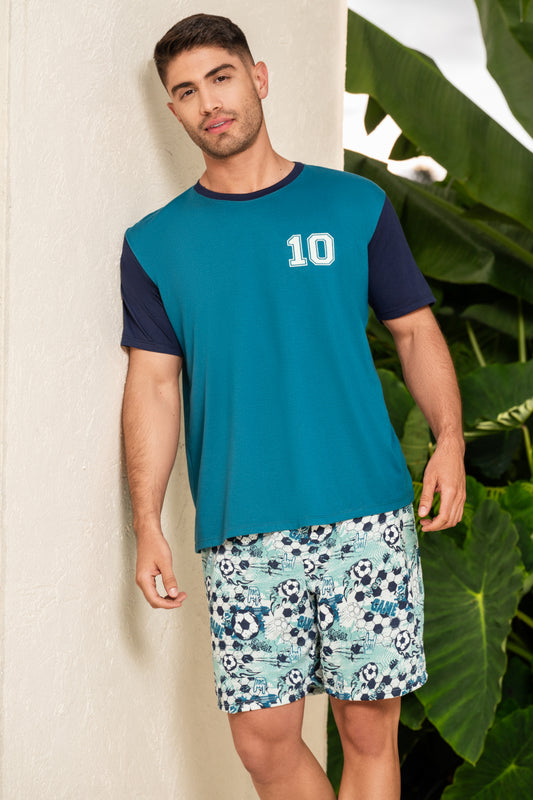 12324 SET HOMBRE FOOTBALL VERDE