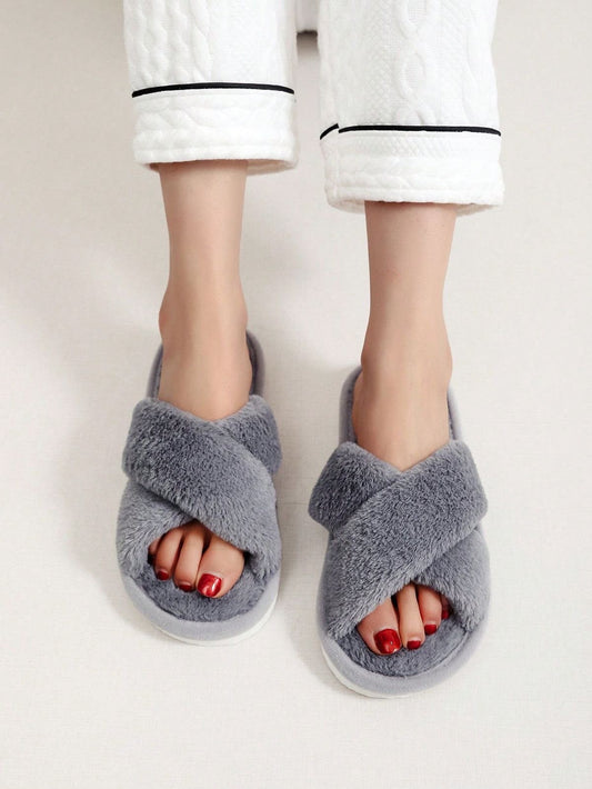 T103 PANTUFLA AFELPADA GRIS