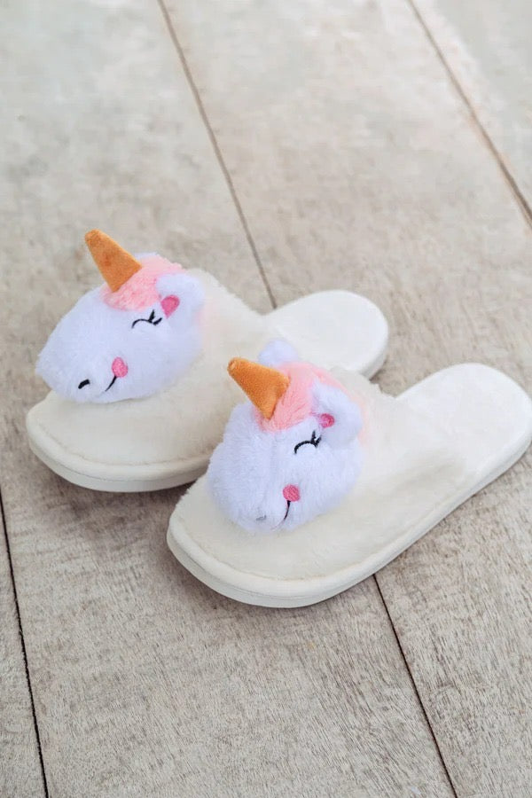 30012  PANTUFLAS UNICORNIO