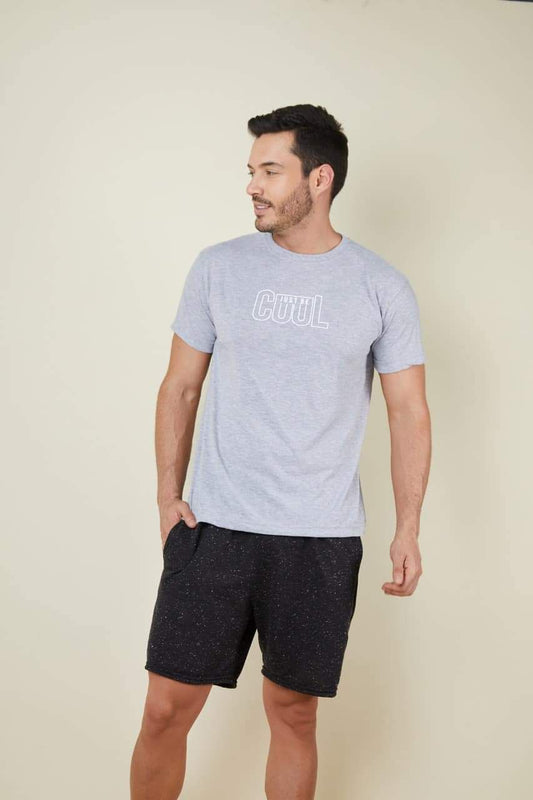 N20022 HOMBRE SET COOL GRIS Y NEGRO