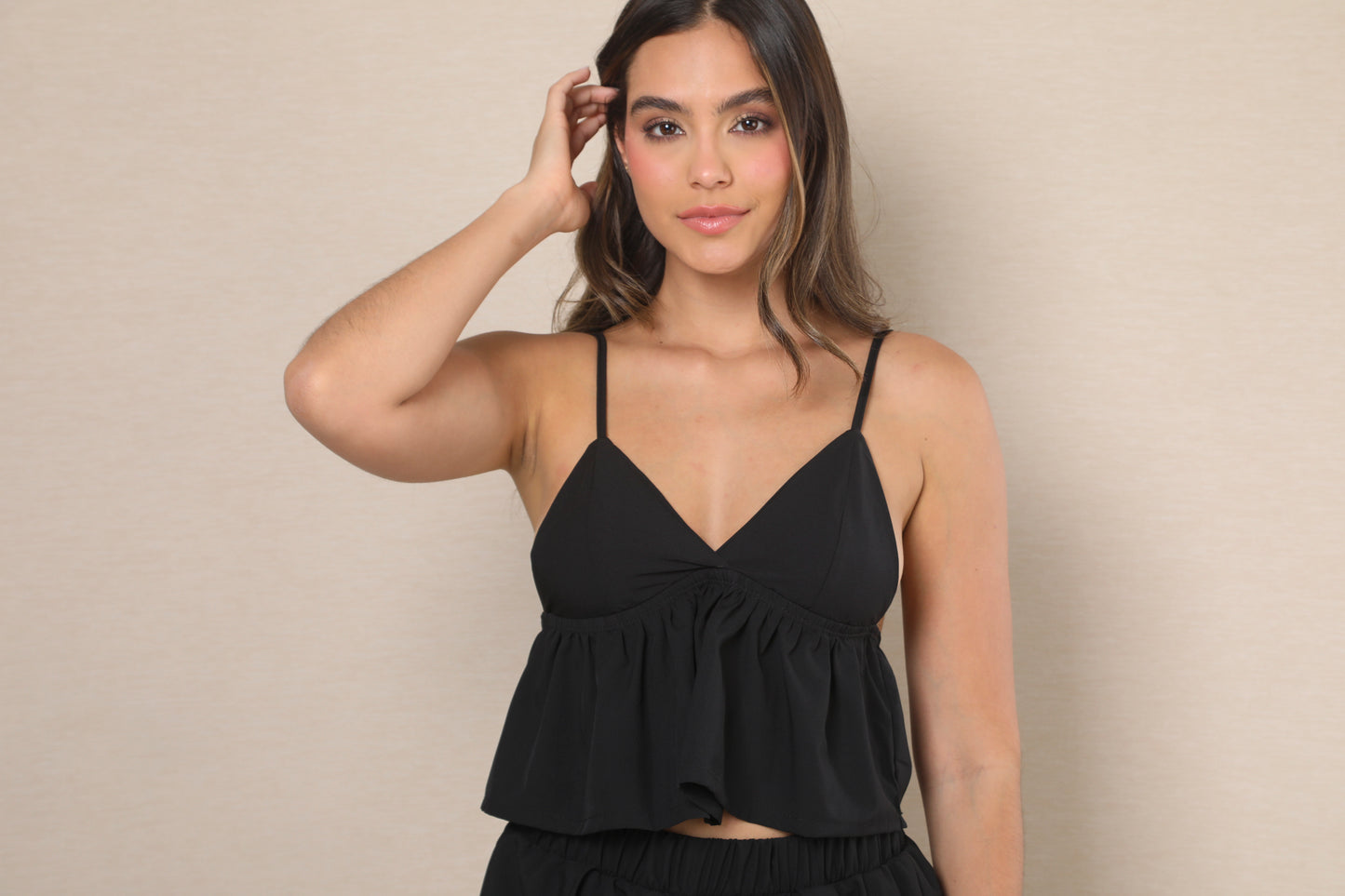 TWRP10416 SET SHORT ENVOLVENTE NEGRO