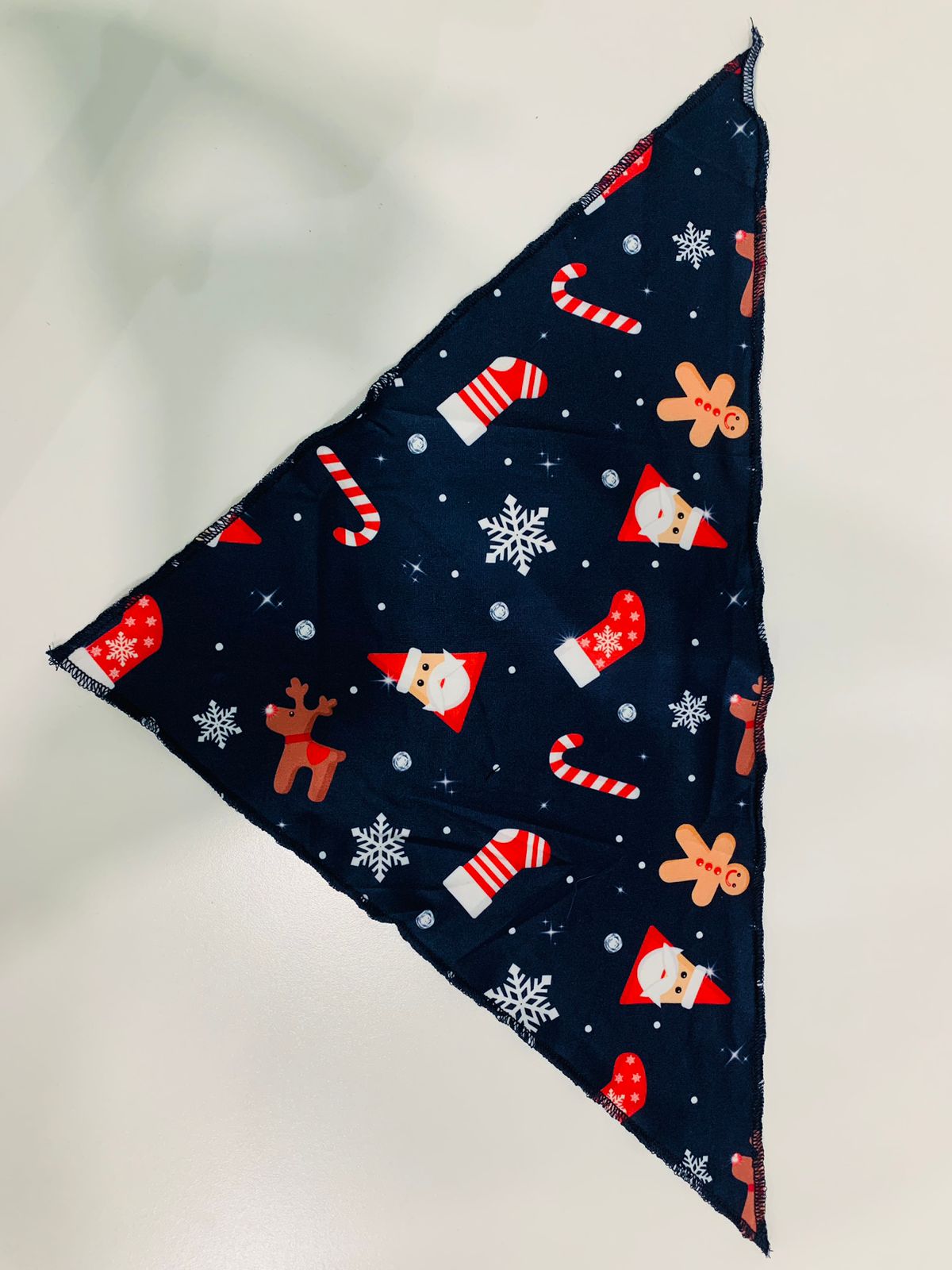 12131 PAÑUELO NAVIDEÑO AZUL - PARA BEBE O MASCOTA