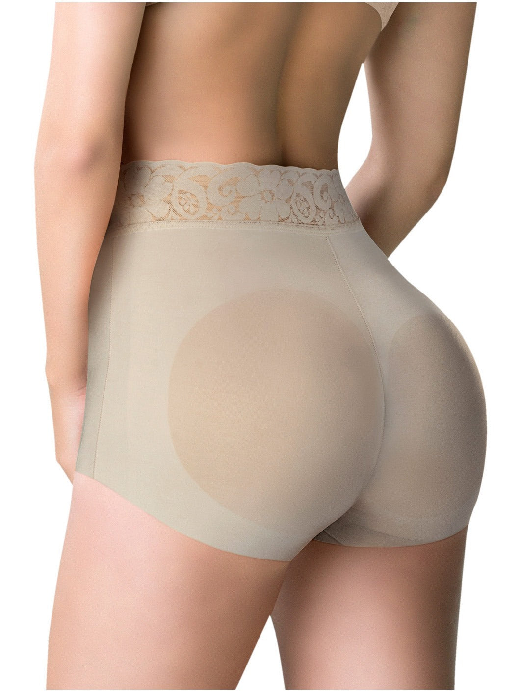 ROM2036 - PANTY CINTURA ALTA CON CONTROL ABDOMEN Y LEVANTA GLUTEOS NUDE