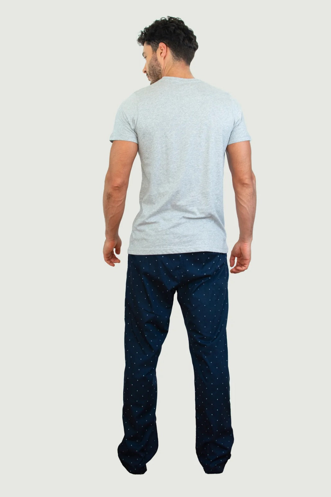 NMRP30005 SET PANTALON HOMBRE PUNTOS GIS JASPE