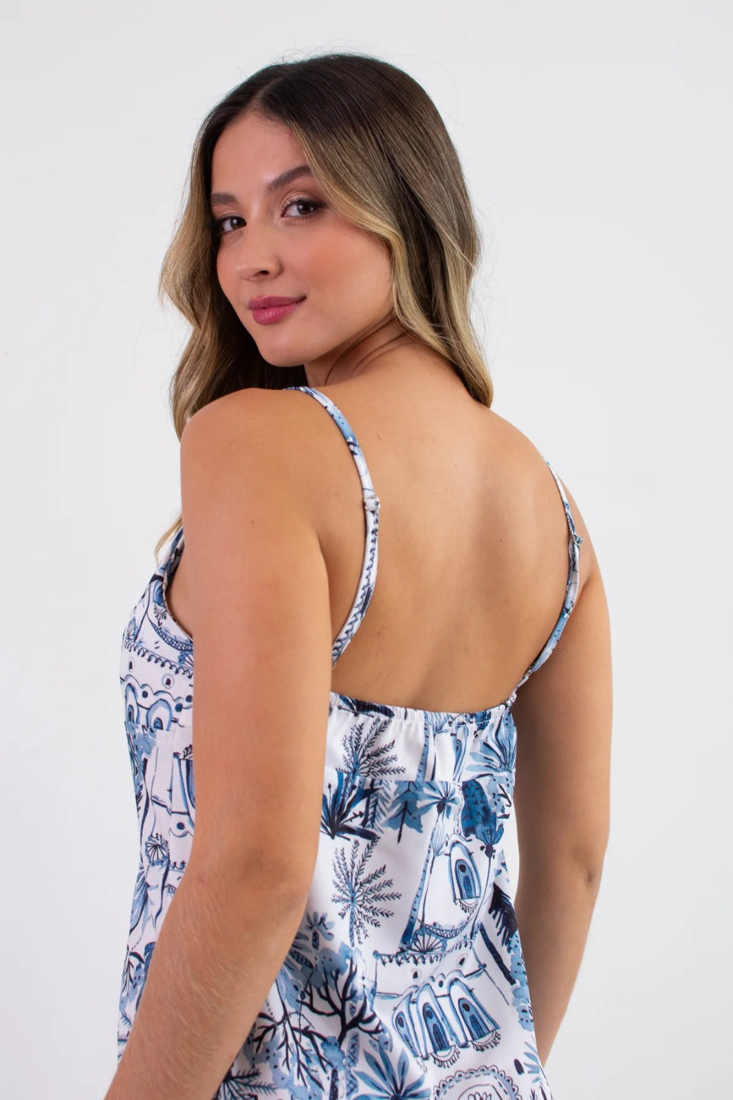 TWRP40114 CAMISON LARGO ESCOTE AZUL